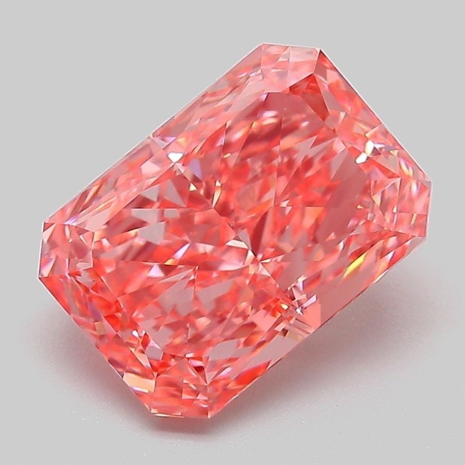 IGI Radiant 3.07ct Fancy Vivid Pink VVS2 - Loose Lab Diamond: IGI Radiant 3.07ct Fancy Vivid Pink VVS2 - Loose Lab Diamond Item Specifics: Source: This Is A Real Diamond Grown In A Lab Not Mined. Carat: 3.07 Cut: - Color: Fancy Vivid Pink Clarity: VVS2 Polish: E