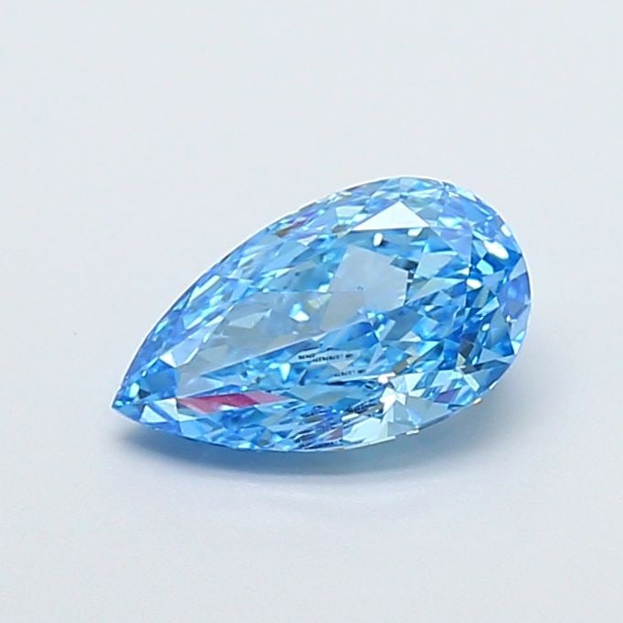IGI Pear 1.31ct Fancy Vivid Blue VVS2 - Loose Lab Diamond: IGI Pear 1.31ct Fancy Vivid Blue VVS2 - Loose Lab Diamond Item Specifics: Source: This Is A Real Diamond Grown In A Lab Not Mined. Carat: 1.31 Cut: - Color: Fancy Vivid Blue Clarity: VVS2 Polish: EX S