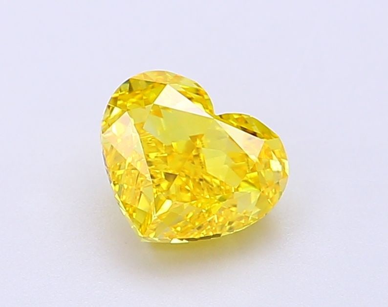 IGI Heart 1.23ct Fancy Vivid Yellow VVS2 - Loose Lab Diamond: IGI Heart 1.23ct Fancy Vivid Yellow VVS2 - Loose Lab Diamond Item Specifics: Source: This Is A Real Diamond Grown In A Lab Not Mined. Carat: 1.23 Cut: - Color: Fancy Vivid Yellow Clarity: VVS2 Polish: