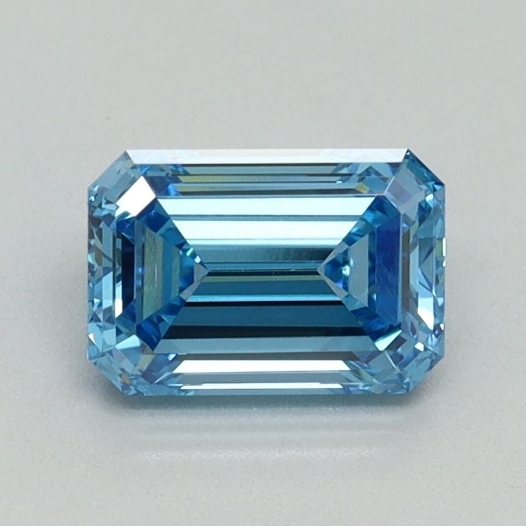 IGI Emerald 1.08ct Fancy Vivid Blue VVS2 - Loose Lab Diamond: IGI Emerald 1.08ct Fancy Vivid Blue VVS2 - Loose Lab Diamond Item Specifics: Source: This Is A Real Diamond Grown In A Lab Not Mined. Carat: 1.08 Cut: - Color: Fancy Vivid Blue Clarity: VVS2 Polish: