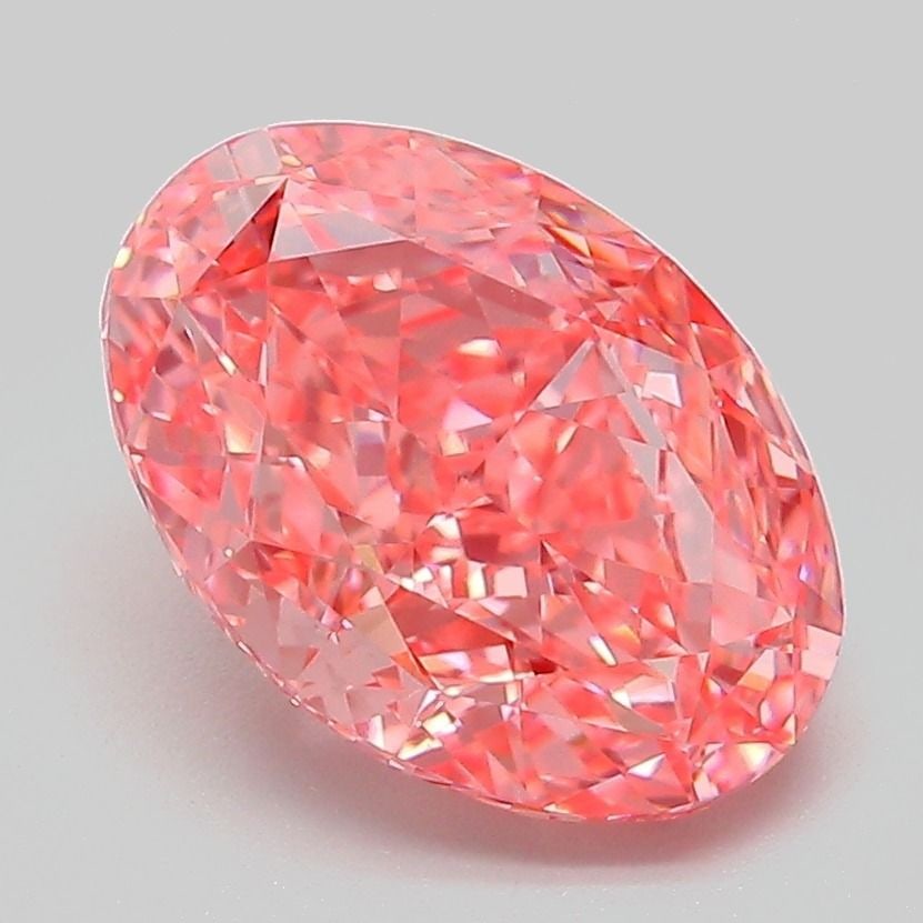 IGI Oval 3.03ct Fancy Vivid Pink VVS2 - Loose Lab Diamond: IGI Oval 3.03ct Fancy Vivid Pink VVS2 - Loose Lab Diamond Item Specifics: Source: This Is A Real Diamond Grown In A Lab Not Mined. Carat: 3.03 Cut: - Color: Fancy Vivid Pink Clarity: VVS2 Polish: EX