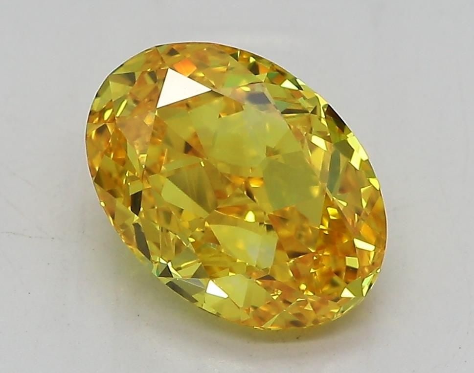 IGI Oval 2.05ct Fancy Vivid Yellow VVS2 - Loose Lab Diamond: IGI Oval 2.05ct Fancy Vivid Yellow VVS2 - Loose Lab Diamond Item Specifics: Source: This Is A Real Diamond Grown In A Lab Not Mined. Carat: 2.05 Cut: - Color: Fancy Vivid Yellow Clarity: VVS2 Polish: