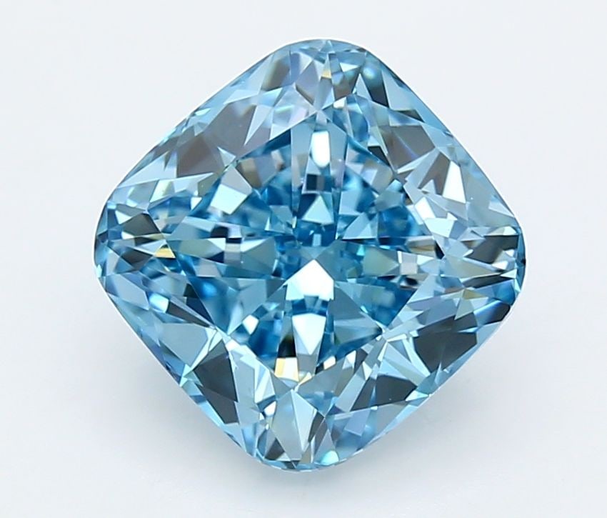 IGI Cushion Modified 3.78ct Fancy Vivid Blue VVS2 - Loose Lab Diamond: IGI Cushion Modified 3.78ct Fancy Vivid Blue VVS2 - Loose Lab Diamond Item Specifics: Source: This Is A Real Diamond Grown In A Lab Not Mined. Carat: 3.78 Cut: - Color: Fancy Vivid Blue Clarity: VVS2 