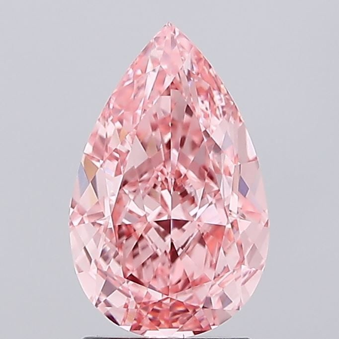 IGI Pear 2.51ct Fancy Vivid Pink VVS2 - Loose Lab Diamond: IGI Pear 2.51ct Fancy Vivid Pink VVS2 - Loose Lab Diamond Item Specifics: Source: This Is A Real Diamond Grown In A Lab Not Mined. Carat: 2.51 Cut: - Color: Fancy Vivid Pink Clarity: VVS2 Polish: EX S