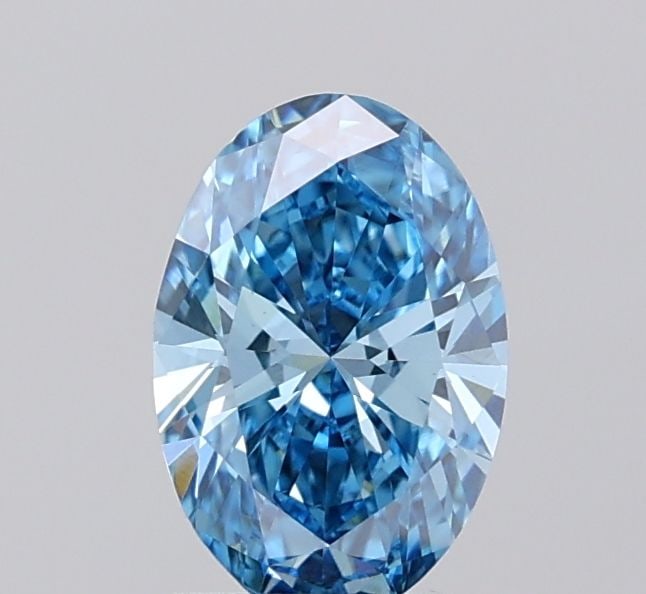 IGI Oval 1.03ct Fancy Vivid Blue VVS2 - Loose Lab Diamond: IGI Oval 1.03ct Fancy Vivid Blue VVS2 - Loose Lab Diamond Item Specifics: Source: This Is A Real Diamond Grown In A Lab Not Mined. Carat: 1.03 Cut: - Color: Fancy Vivid Blue Clarity: VVS2 Polish: EX S