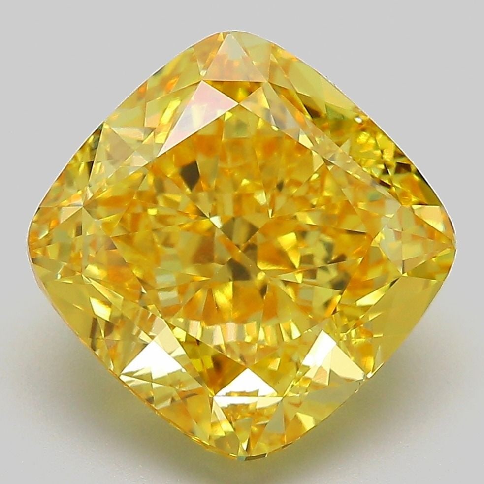 IGI Cushion Modified 6.6ct Fancy Vivid Yellow VVS2 - Loose Lab Diamond: IGI Cushion Modified 6.6ct Fancy Vivid Yellow VVS2 - Loose Lab Diamond Item Specifics: Source: This Is A Real Diamond Grown In A Lab Not Mined. Carat: 6.6 Cut: - Color: Fancy Vivid Yellow Clarity: VVS