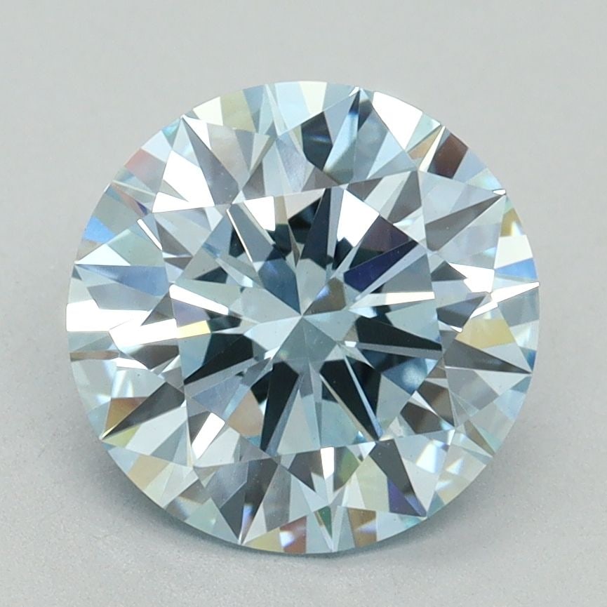 IGI Round 2.63ct Fancy Intense Blue VVS2 - Ideal Loose Lab Diamond: IGI Round 2.63ct Fancy Intense Blue VVS2 - Ideal Loose Lab Diamond Item Specifics: Source: This Is A Real Diamond Grown In A Lab Not Mined. Carat: 2.63 Cut: ID Color: Fancy Intense Blue Clarity: VVS2 