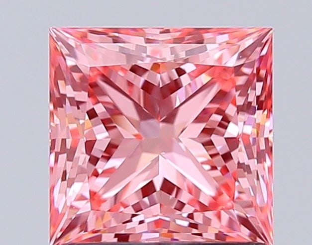 IGI Princess 1.53ct Fancy Vivid Pink VVS2 - Loose Lab Diamond: IGI Princess 1.53ct Fancy Vivid Pink VVS2 - Loose Lab Diamond Item Specifics: Source: This Is A Real Diamond Grown In A Lab Not Mined. Carat: 1.53 Cut: - Color: Fancy Vivid Pink Clarity: VVS2 Polish: