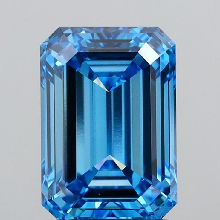 IGI Emerald 2.07ct Fancy Vivid Blue VVS2 - Loose Lab Diamond: IGI Emerald 2.07ct Fancy Vivid Blue VVS2 - Loose Lab Diamond Item Specifics: Source: This Is A Real Diamond Grown In A Lab Not Mined. Carat: 2.07 Cut: - Color: Fancy Vivid Blue Clarity: VVS2 Polish: E