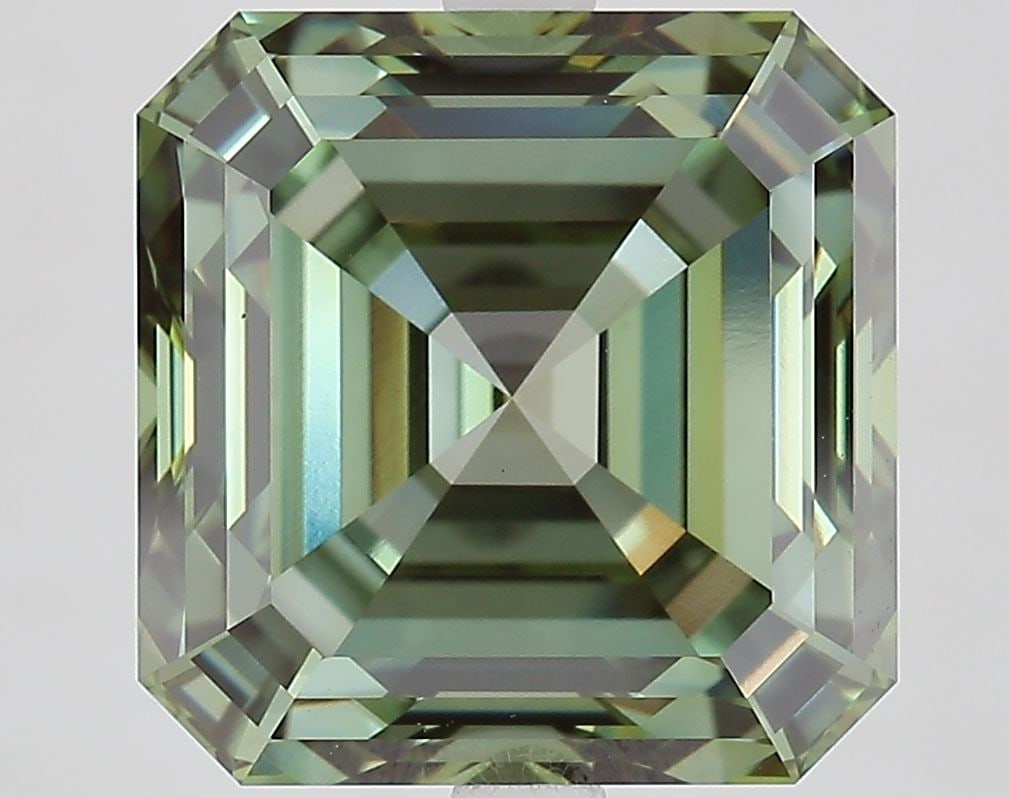 IGI Asscher 7.72ct Fancy Vivid Green VVS2 - Loose Lab Diamond: IGI Asscher 7.72ct Fancy Vivid Green VVS2 - Loose Lab Diamond Item Specifics: Source: This Is A Real Diamond Grown In A Lab Not Mined. Carat: 7.72 Cut: - Color: Fancy Vivid Green Clarity: VVS2 Polish:
