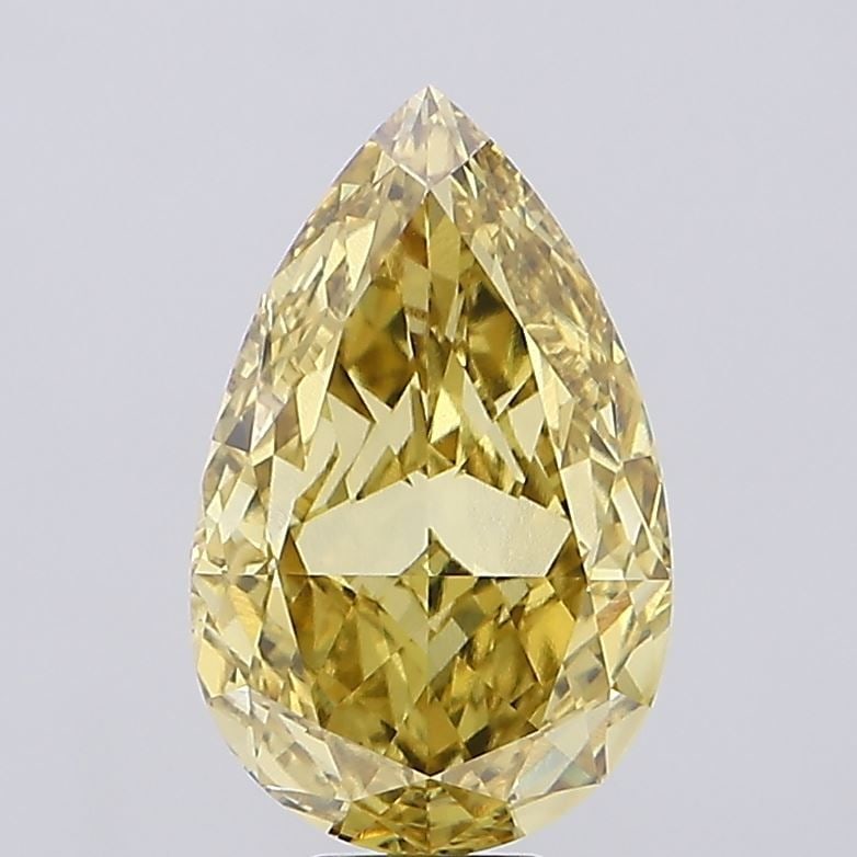 IGI Pear 11.08ct Fancy Intense Yellow VVS2 - Loose Lab Diamond: IGI Pear 11.08ct Fancy Intense Yellow VVS2 - Loose Lab Diamond Item Specifics: Source: This Is A Real Diamond Grown In A Lab Not Mined. Carat: 11.08 Cut: - Color: Fancy Intense Yellow Clarity: VVS2 Po