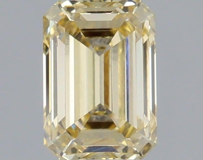 IGI Emerald 1.28ct Fancy Light Yellow VVS2 - Loose Lab Diamond: IGI Emerald 1.28ct Fancy Light Yellow VVS2 - Loose Lab Diamond Item Specifics: Source: This Is A Real Diamond Grown In A Lab Not Mined. Carat: 1.28 Cut: - Color: Fancy Light Yellow Clarity: VVS2 Polis