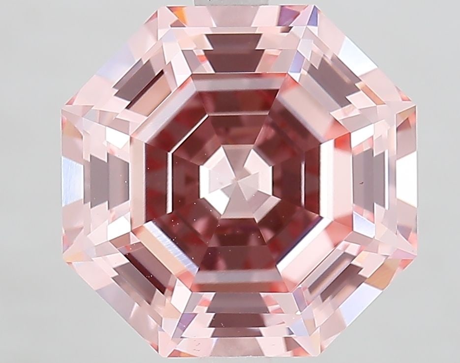 IGI Octagonal 5.1ct Fancy Intense Pink VVS2 - Loose Lab Diamond: IGI Octagonal 5.1ct Fancy Intense Pink VVS2 - Loose Lab Diamond Item Specifics: Source: This Is A Real Diamond Grown In A Lab Not Mined. Carat: 5.1 Cut: - Color: Fancy Intense Pink Clarity: VVS2 Polis