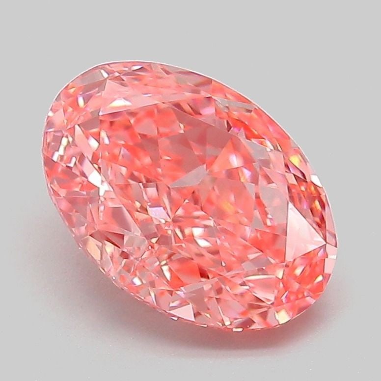 IGI Oval 2.1ct Fancy Vivid Pink VVS2 - Loose Lab Diamond: IGI Oval 2.1ct Fancy Vivid Pink VVS2 - Loose Lab Diamond Item Specifics: Source: This Is A Real Diamond Grown In A Lab Not Mined. Carat: 2.1 Cut: - Color: Fancy Vivid Pink Clarity: VVS2 Polish: EX