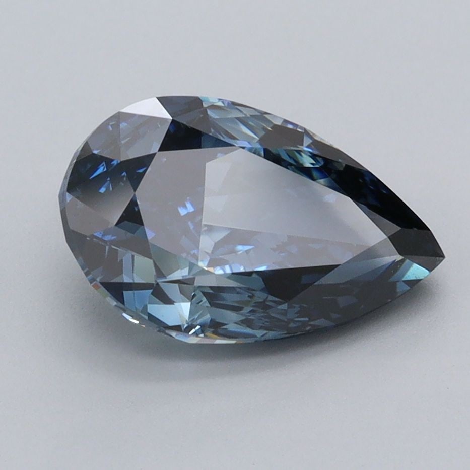 IGI Pear 2.26ct Fancy Vivid Blue VVS2 - Loose Lab Diamond: IGI Pear 2.26ct Fancy Vivid Blue VVS2 - Loose Lab Diamond Item Specifics: Source: This Is A Real Diamond Grown In A Lab Not Mined. Carat: 2.26 Cut: - Color: Fancy Vivid Blue Clarity: VVS2 Polish: EX S