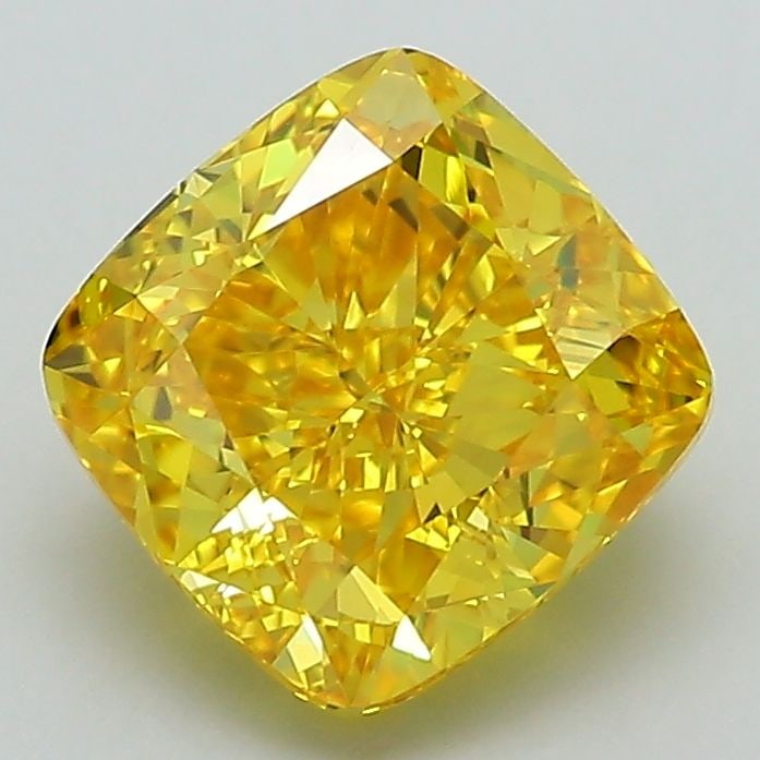 IGI Cushion Modified 2.44ct Fancy Vivid Yellow VVS2 - Loose Lab Diamond: IGI Cushion Modified 2.44ct Fancy Vivid Yellow VVS2 - Loose Lab Diamond Item Specifics: Source: This Is A Real Diamond Grown In A Lab Not Mined. Carat: 2.44 Cut: - Color: Fancy Vivid Yellow Clarity: V