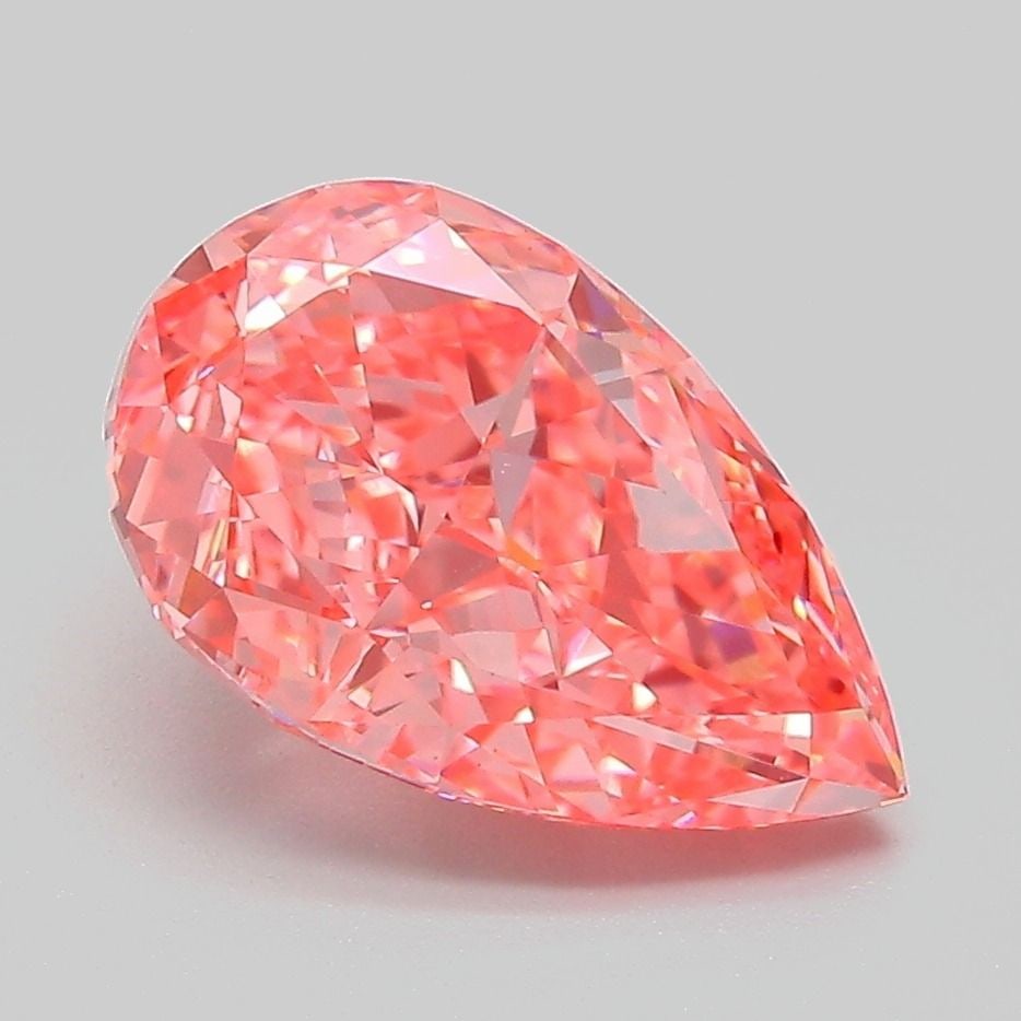 IGI Pear 3.02ct Fancy Vivid Pink VVS2 - Loose Lab Diamond: IGI Pear 3.02ct Fancy Vivid Pink VVS2 - Loose Lab Diamond Item Specifics: Source: This Is A Real Diamond Grown In A Lab Not Mined. Carat: 3.02 Cut: - Color: Fancy Vivid Pink Clarity: VVS2 Polish: EX