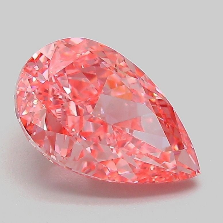 IGI Pear 2.1ct Fancy Vivid Pink VVS2 - Loose Lab Diamond: IGI Pear 2.1ct Fancy Vivid Pink VVS2 - Loose Lab Diamond Item Specifics: Source: This Is A Real Diamond Grown In A Lab Not Mined. Carat: 2.1 Cut: - Color: Fancy Vivid Pink Clarity: VVS2 Polish: EX