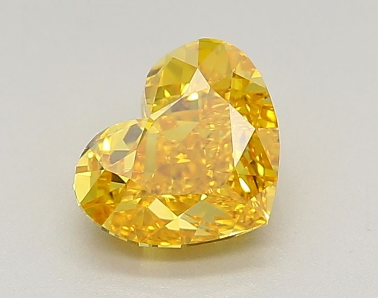 IGI Heart 1.29ct Fancy Vivid Yellow VVS2 - Loose Lab Diamond: IGI Heart 1.29ct Fancy Vivid Yellow VVS2 - Loose Lab Diamond Item Specifics: Source: This Is A Real Diamond Grown In A Lab Not Mined. Carat: 1.29 Cut: - Color: Fancy Vivid Yellow Clarity: VVS2 Polish: