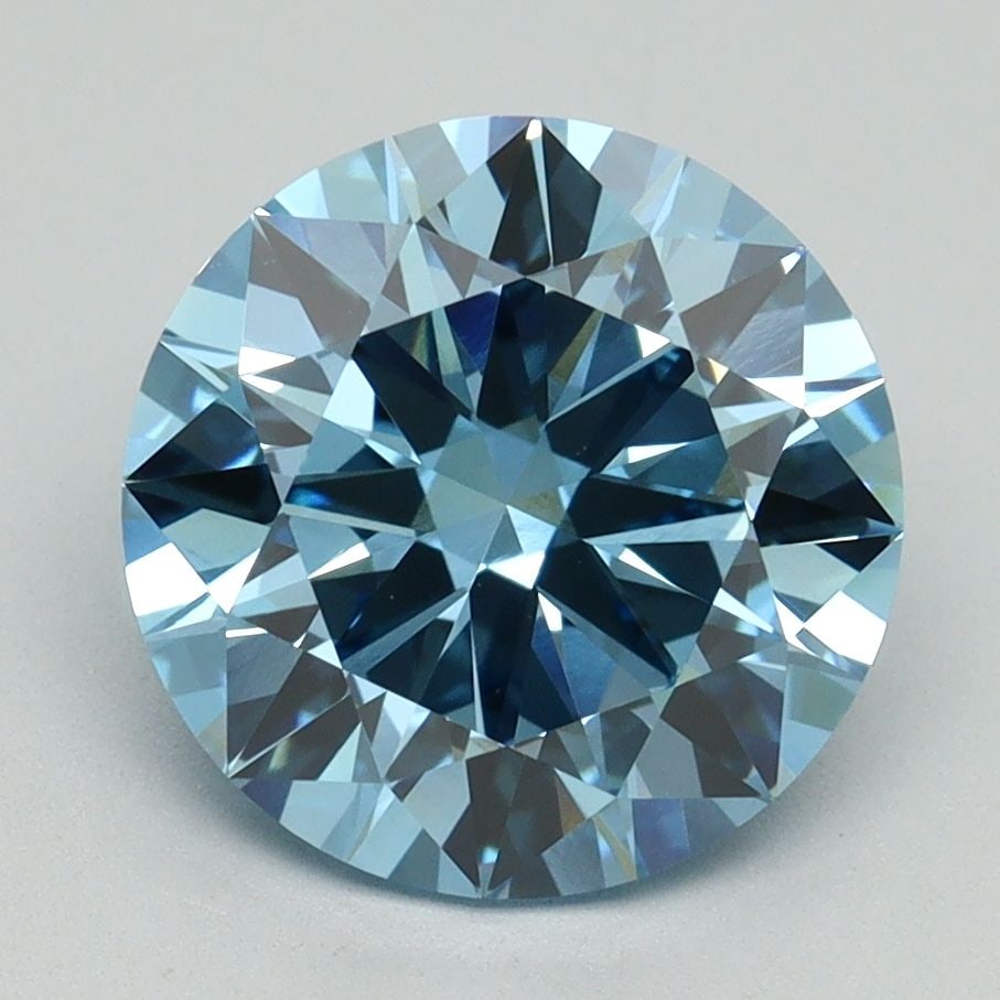 IGI Round 3.02ct Fancy Vivid Blue VVS2 - Loose Lab Diamond: IGI Round 3.02ct Fancy Vivid Blue VVS2 - Loose Lab Diamond Item Specifics: Source: This Is A Real Diamond Grown In A Lab Not Mined. Carat: 3.02 Cut: EX Color: Fancy Vivid Blue Clarity: VVS2 Polish: EX