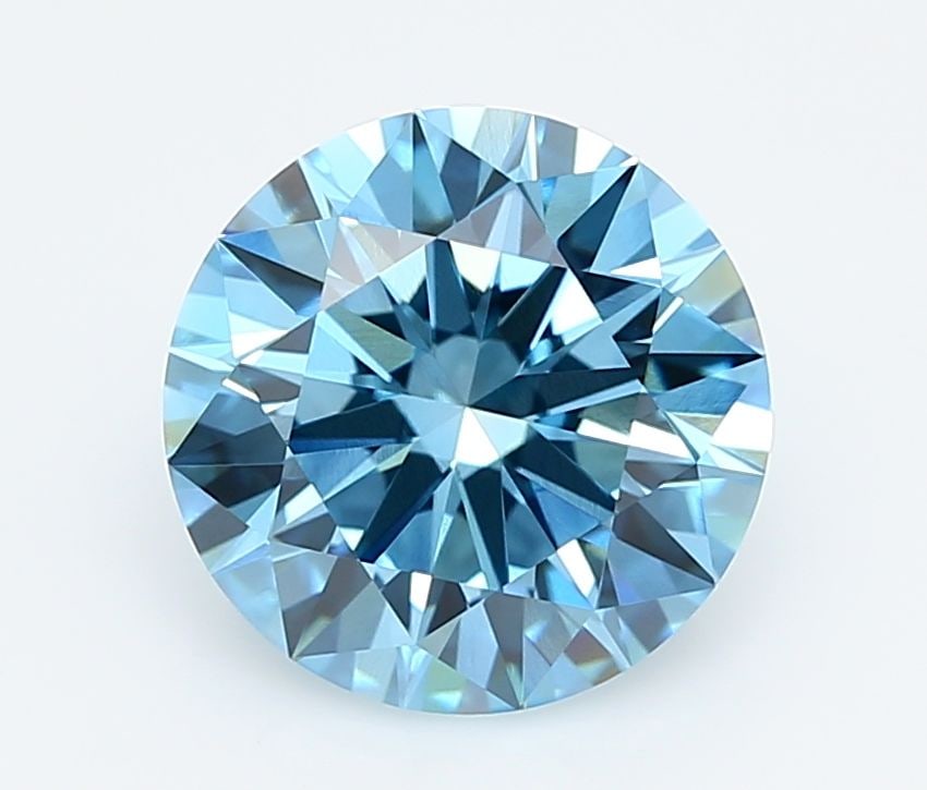 IGI Round 3.09ct Fancy Vivid Blue VVS2 - Ideal Loose Lab Diamond: IGI Round 3.09ct Fancy Vivid Blue VVS2 - Ideal Loose Lab Diamond Item Specifics: Source: This Is A Real Diamond Grown In A Lab Not Mined. Carat: 3.09 Cut: ID Color: Fancy Vivid Blue Clarity: VVS2 Poli