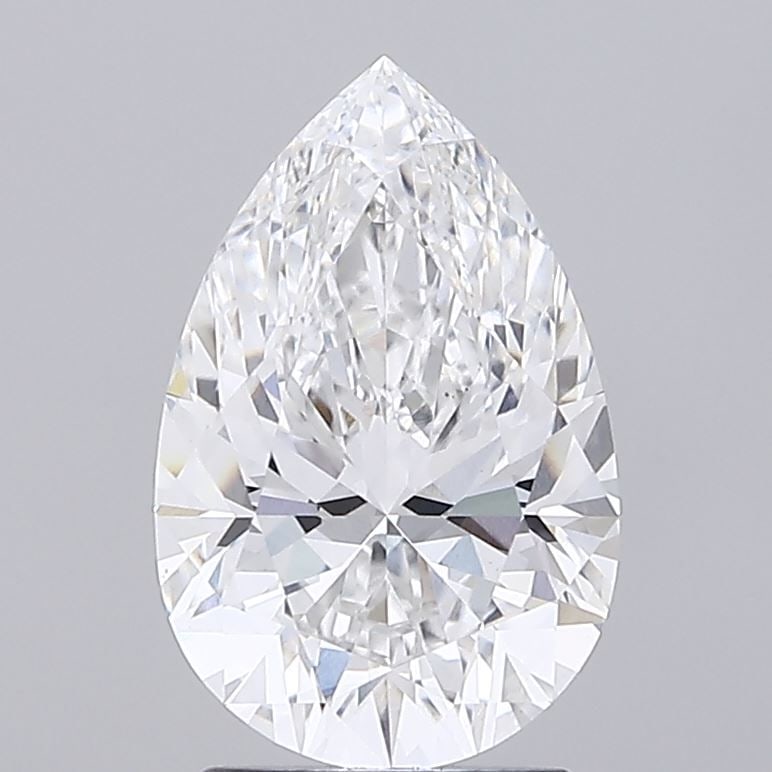 IGI Pear 2.41ct E VVS2 - Loose Lab Diamond: IGI Pear 2.41ct E VVS2 - Loose Lab Diamond Item Specifics: Source: This Is A Real Diamond Grown In A Lab Not Mined. Carat: 2.41 Cut: - Color: E Clarity: VVS2 Polish: EX Symmetry: EX Measurements: 11.4