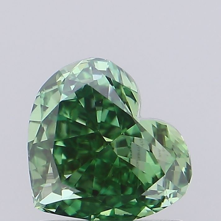 IGI Heart 1.06ct Fancy Vivid Green VVS2 - Loose Lab Diamond: IGI Heart 1.06ct Fancy Vivid Green VVS2 - Loose Lab Diamond Item Specifics: Source: This Is A Real Diamond Grown In A Lab Not Mined. Carat: 1.06 Cut: - Color: Fancy Vivid Green Clarity: VVS2 Polish: V