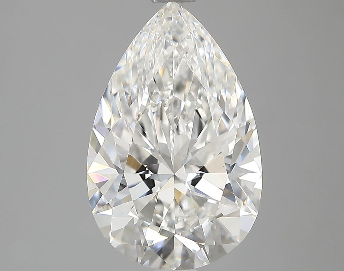 IGI Pear 2.51ct E VVS2 - Loose Lab Diamond: IGI Pear 2.51ct E VVS2 - Loose Lab Diamond Item Specifics: Source: This Is A Real Diamond Grown In A Lab Not Mined. Carat: 2.51 Cut: - Color: E Clarity: VVS2 Polish: EX Symmetry: EX Measurements: