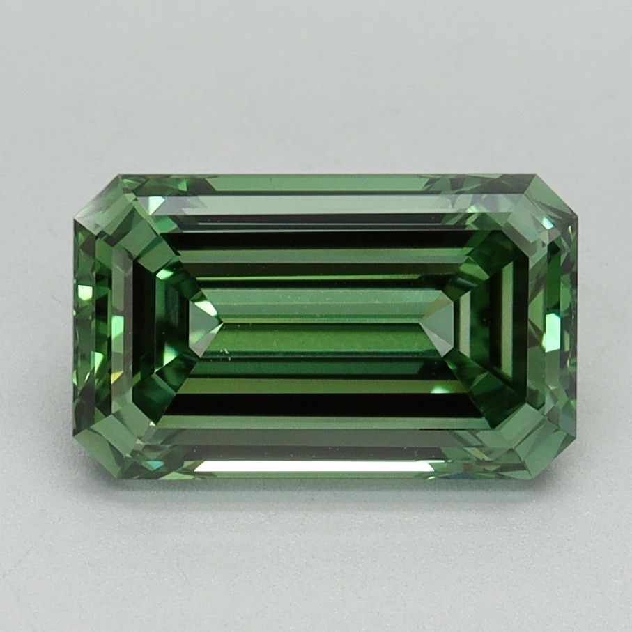 IGI Emerald 2.17ct Fancy Vivid Green VVS2 - Loose Lab Diamond: IGI Emerald 2.17ct Fancy Vivid Green VVS2 - Loose Lab Diamond Item Specifics: Source: This Is A Real Diamond Grown In A Lab Not Mined. Carat: 2.17 Cut: - Color: Fancy Vivid Green Clarity: VVS2 Polish: