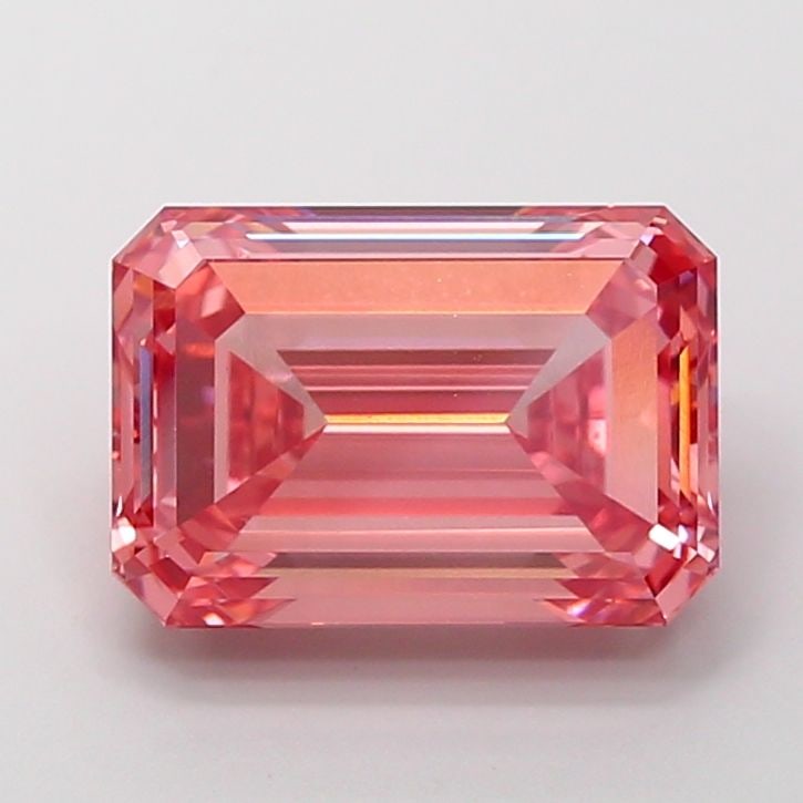 IGI Emerald 6.77ct Fancy Vivid Pink VVS2 - Loose Lab Diamond: IGI Emerald 6.77ct Fancy Vivid Pink VVS2 - Loose Lab Diamond Item Specifics: Source: This Is A Real Diamond Grown In A Lab Not Mined. Carat: 6.77 Cut: - Color: Fancy Vivid Pink Clarity: VVS2 Polish: E