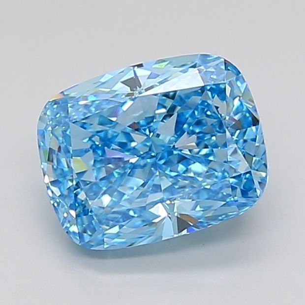 IGI Cushion Modified 3.57ct Fancy Vivid Blue VVS2 - Loose Lab Diamond: IGI Cushion Modified 3.57ct Fancy Vivid Blue VVS2 - Loose Lab Diamond Item Specifics: Source: This Is A Real Diamond Grown In A Lab Not Mined. Carat: 3.57 Cut: - Color: Fancy Vivid Blue Clarity: VVS2 