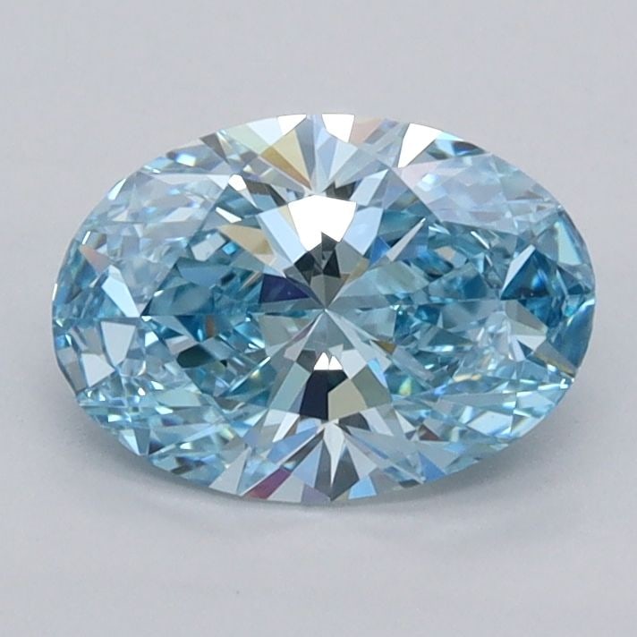 IGI Oval 1.03ct Fancy Vivid Blue VVS2 - Loose Lab Diamond: IGI Oval 1.03ct Fancy Vivid Blue VVS2 - Loose Lab Diamond Item Specifics: Source: This Is A Real Diamond Grown In A Lab Not Mined. Carat: 1.03 Cut: - Color: Fancy Vivid Blue Clarity: VVS2 Polish: EX