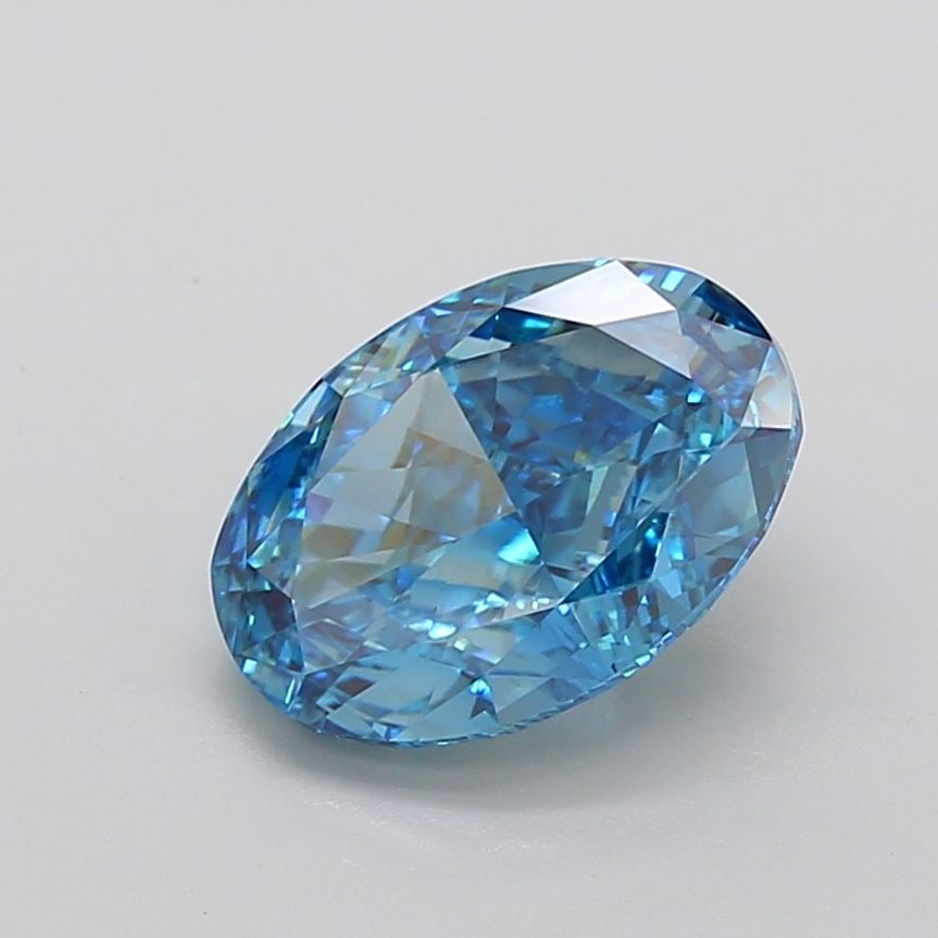 IGI Oval 5.12ct Fancy Vivid Blue VVS2 - Loose Lab Diamond: IGI Oval 5.12ct Fancy Vivid Blue VVS2 - Loose Lab Diamond Item Specifics: Source: This Is A Real Diamond Grown In A Lab Not Mined. Carat: 5.12 Cut: - Color: Fancy Vivid Blue Clarity: VVS2 Polish: EX S