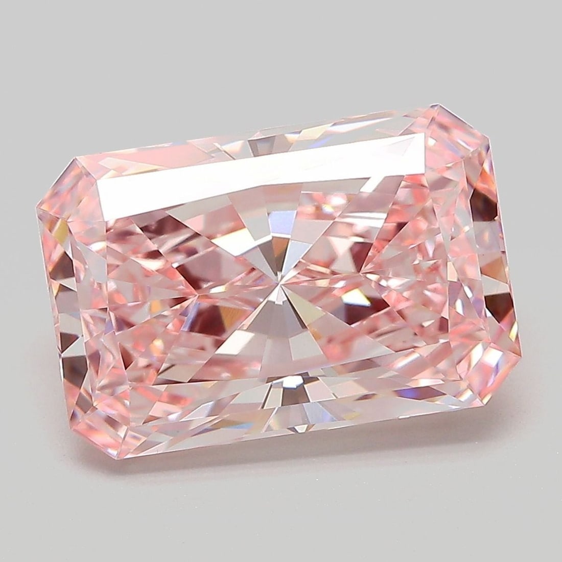 IGI Radiant 6.11ct Fancy Intense Pink VVS2 - Loose Lab Diamond: IGI Radiant 6.11ct Fancy Intense Pink VVS2 - Loose Lab Diamond Item Specifics: Source: This Is A Real Diamond Grown In A Lab Not Mined. Carat: 6.11 Cut: - Color: Fancy Intense Pink Clarity: VVS2 Polis