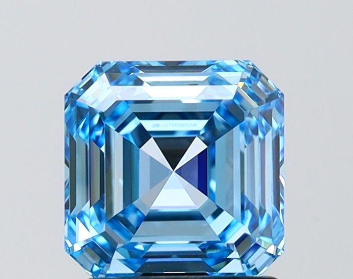 IGI Asscher 1.76ct Fancy Vivid Blue VVS2 - Loose Lab Diamond: IGI Asscher 1.76ct Fancy Vivid Blue VVS2 - Loose Lab Diamond Item Specifics: Source: This Is A Real Diamond Grown In A Lab Not Mined. Carat: 1.76 Cut: - Color: Fancy Vivid Blue Clarity: VVS2 Polish: E
