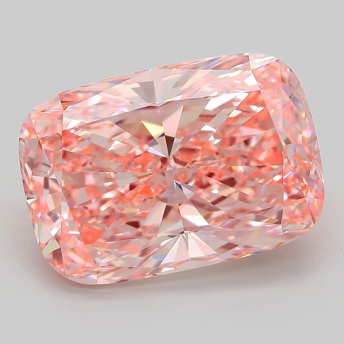 IGI Cushion Modified 12.07ct Fancy Vivid Pink VVS2 - Loose Lab Diamond: IGI Cushion Modified 12.07ct Fancy Vivid Pink VVS2 - Loose Lab Diamond Item Specifics: Source: This Is A Real Diamond Grown In A Lab Not Mined. Carat: 12.07 Cut: - Color: Fancy Vivid Pink Clarity: VVS