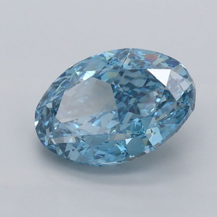IGI Oval 2.2ct Fancy Vivid Blue VVS1 - Loose Lab Diamond: IGI Oval 2.2ct Fancy Vivid Blue VVS1 - Loose Lab Diamond Item Specifics: Source: This Is A Real Diamond Grown In A Lab Not Mined. Carat: 2.2 Cut: - Color: Fancy Vivid Blue Clarity: VVS1 Polish: EX Sym