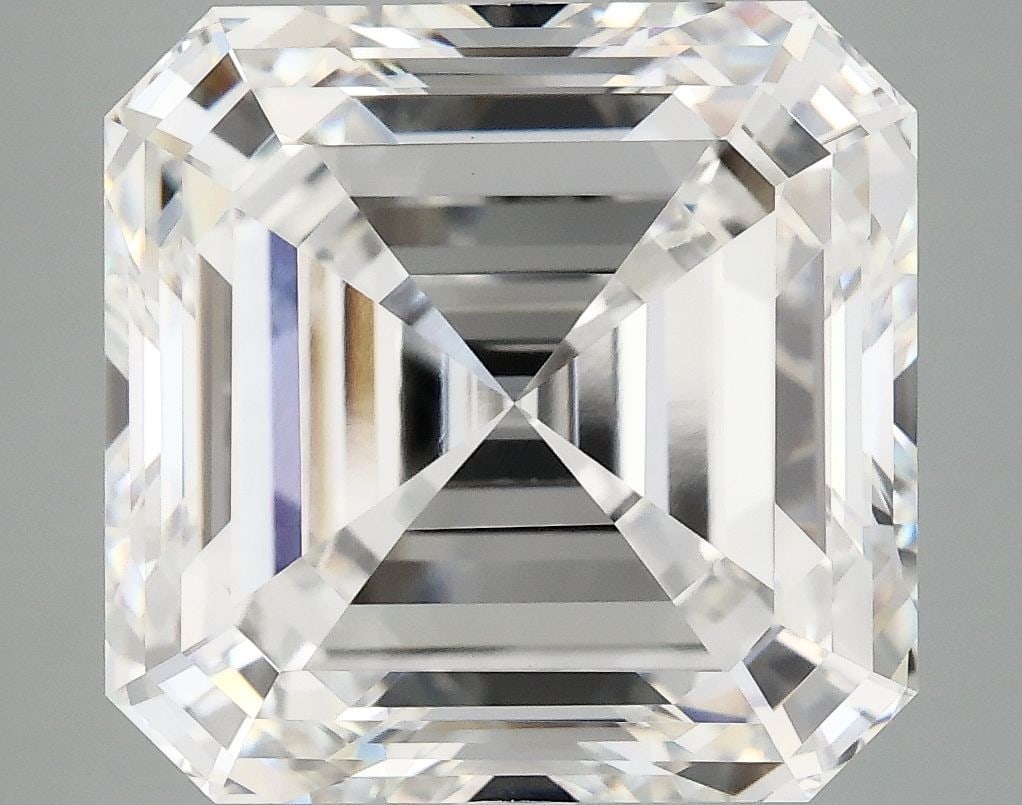 IGI Asscher 10.09ct E VVS2 - Loose Lab Diamond: IGI Asscher 10.09ct E VVS2 - Loose Lab Diamond Item Specifics: Source: This Is A Real Diamond Grown In A Lab Not Mined. Carat: 10.09 Cut: - Color: E Clarity: VVS2 Polish: EX Symmetry: EX