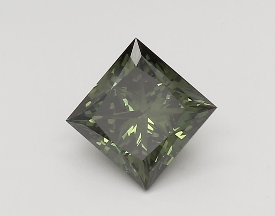 IGI Princess 1.43ct Fancy Vivid Green VVS2 - Loose Lab Diamond: IGI Princess 1.43ct Fancy Vivid Green VVS2 - Loose Lab Diamond Item Specifics: Source: This Is A Real Diamond Grown In A Lab Not Mined. Carat: 1.43 Cut: - Color: Fancy Vivid Green Clarity: VVS2 Polish