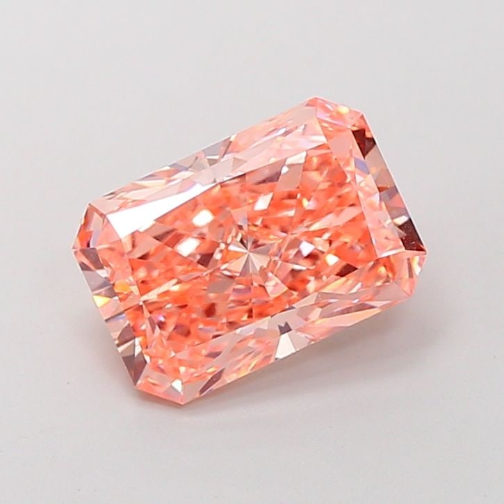 IGI Radiant 3.57ct Fancy Vivid Orangey Pink VVS2 - Loose Lab Diamond: IGI Radiant 3.57ct Fancy Vivid Orangey Pink VVS2 - Loose Lab Diamond Item Specifics: Source: This Is A Real Diamond Grown In A Lab Not Mined. Carat: 3.57 Cut: - Color: Fancy Vivid Orangey Pink Clarity