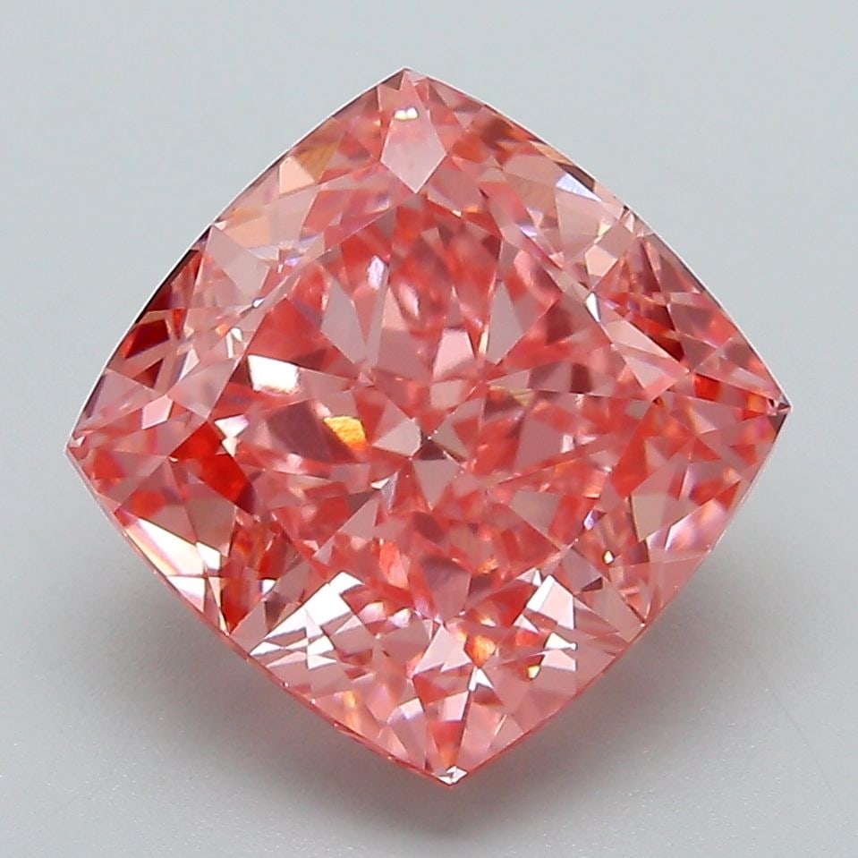 IGI Cushion Modified 5.08ct Fancy Vivid Pink VVS2 - Loose Lab Diamond: IGI Cushion Modified 5.08ct Fancy Vivid Pink VVS2 - Loose Lab Diamond Item Specifics: Source: This Is A Real Diamond Grown In A Lab Not Mined. Carat: 5.08 Cut: - Color: Fancy Vivid Pink Clarity: VVS2 