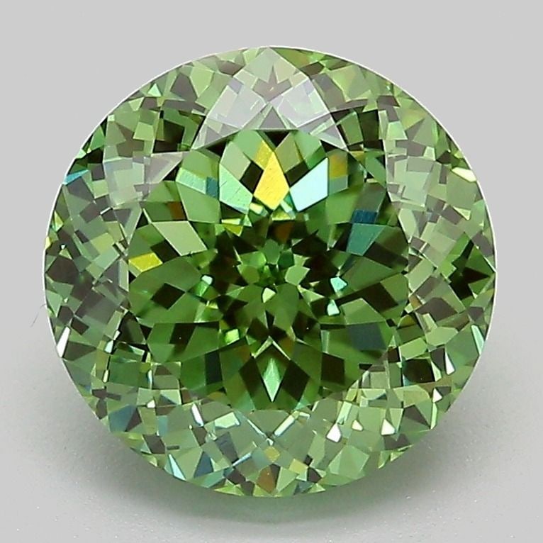 IGI Round 3.03ct Fancy Vivid Green VVS2 - Loose Lab Diamond: IGI Round 3.03ct Fancy Vivid Green VVS2 - Loose Lab Diamond Item Specifics: Source: This Is A Real Diamond Grown In A Lab Not Mined. Carat: 3.03 Cut: Color: Fancy Vivid Green Clarity: VVS2 Polish: EX 