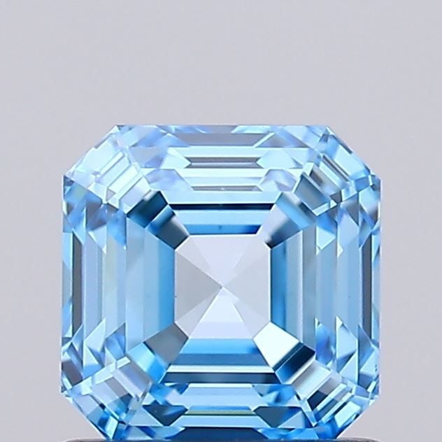 IGI Asscher 1.01ct Fancy Vivid Blue VVS2 - Loose Lab Diamond: IGI Asscher 1.01ct Fancy Vivid Blue VVS2 - Loose Lab Diamond Item Specifics: Source: This Is A Real Diamond Grown In A Lab Not Mined. Carat: 1.01 Cut: - Color: Fancy Vivid Blue Clarity: VVS2 Polish: E