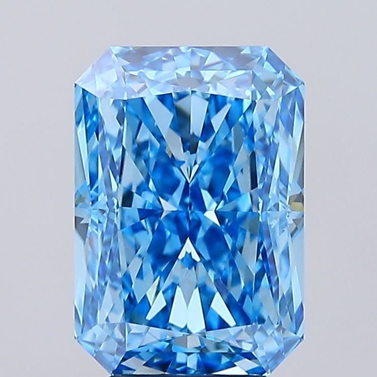IGI Radiant 5.04ct Fancy Vivid Blue VVS2 - Loose Lab Diamond: IGI Radiant 5.04ct Fancy Vivid Blue VVS2 - Loose Lab Diamond Item Specifics: Source: This Is A Real Diamond Grown In A Lab Not Mined. Carat: 5.04 Cut: - Color: Fancy Vivid Blue Clarity: VVS2 Polish: E