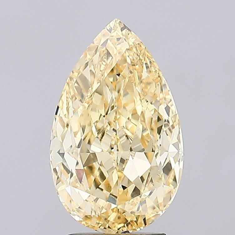 IGI Pear 4.0ct Fancy Vivid Yellow VVS2 - Loose Lab Diamond: IGI Pear 4.0ct Fancy Vivid Yellow VVS2 - Loose Lab Diamond Item Specifics: Source: This Is A Real Diamond Grown In A Lab Not Mined. Carat: 4.0 Cut: - Color: Fancy Vivid Yellow Clarity: VVS2 Polish: EX