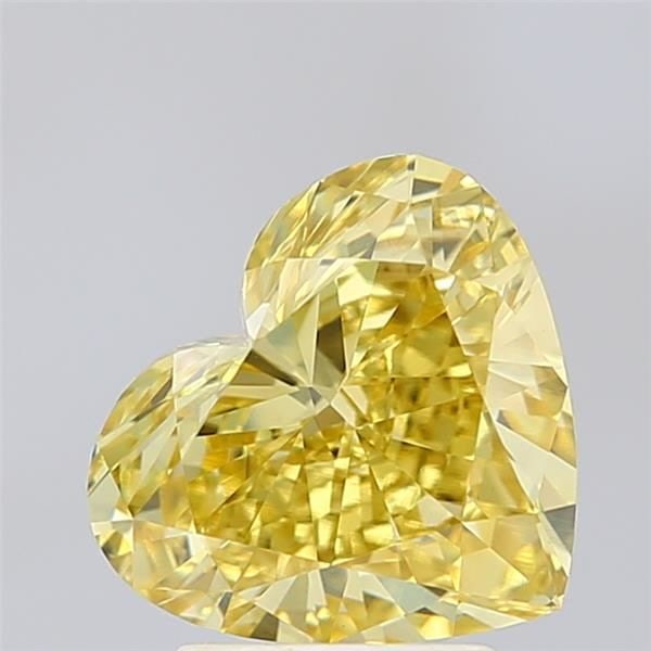 IGI Heart 3.52ct Fancy Intense Yellow VVS2 - Loose Lab Diamond: IGI Heart 3.52ct Fancy Intense Yellow VVS2 - Loose Lab Diamond Item Specifics: Source: This Is A Real Diamond Grown In A Lab Not Mined. Carat: 3.52 Cut: - Color: Fancy Intense Yellow Clarity: VVS2 Pol