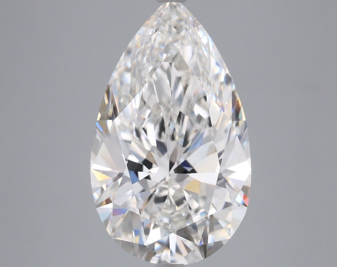 IGI Pear 5.04ct G VVS2 - Loose Lab Diamond: IGI Pear 5.04ct G VVS2 - Loose Lab Diamond Item Specifics: Source: This Is A Real Diamond Grown In A Lab Not Mined. Carat: 5.04 Cut: - Color: G Clarity: VVS2 Polish: EX Symmetry: EX Measurements: 15.5