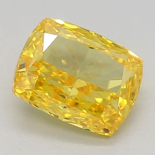 IGI Cushion Modified 0.74ct Fancy Vivid Yellow VVS1 - Loose Lab Diamond: IGI Cushion Modified 0.74ct Fancy Vivid Yellow VVS1 - Loose Lab Diamond Item Specifics: Source: This Is A Real Diamond Grown In A Lab Not Mined. Carat: 0.74 Cut: - Color: Fancy Vivid Yellow Clarity: V