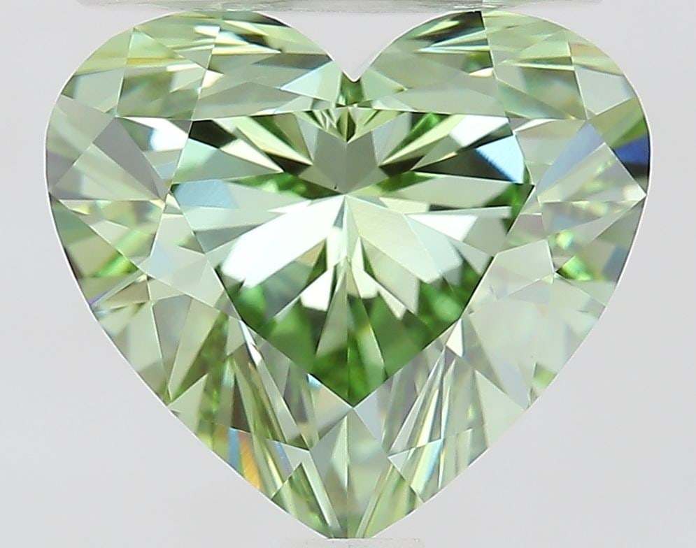 IGI Heart 2.1ct Fancy Vivid Green VVS2 - Loose Lab Diamond: IGI Heart 2.1ct Fancy Vivid Green VVS2 - Loose Lab Diamond Item Specifics: Source: This Is A Real Diamond Grown In A Lab Not Mined. Carat: 2.1 Cut: - Color: Fancy Vivid Green Clarity: VVS2 Polish: EX 