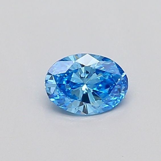 IGI Oval 0.33ct Fancy Vivid Blue VVS2 - Loose Lab Diamond: IGI Oval 0.33ct Fancy Vivid Blue VVS2 - Loose Lab Diamond Item Specifics: Source: This Is A Real Diamond Grown In A Lab Not Mined. Carat: 0.33 Cut: - Color: Fancy Vivid Blue Clarity: VVS2 Polish: VG S